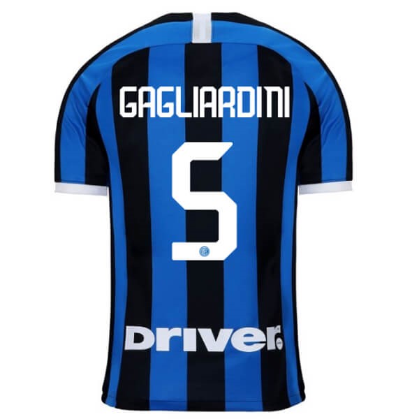 Camiseta Inter Milan NO.5 Gagliardini Primera equipación 2019-2020 Azul